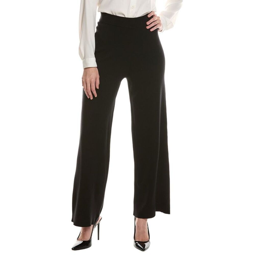Anne Klein Womens Wide Leg Sweater Pant